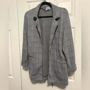 NWOT H&M Plaid Soft Blazer